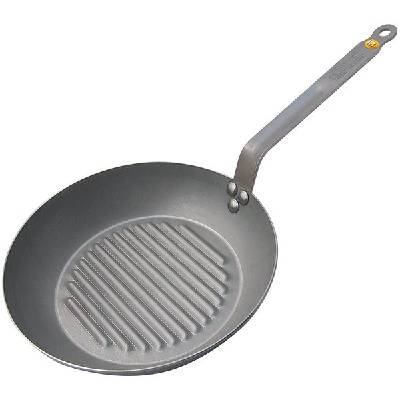 de Buyer Ocelová grilovací pánev Mineral B Element 26cm DB561326