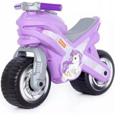 Polesie Odrážadlo motocykel fialová Wader