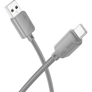 hoco. X113 USB кабел за данни - Type-C, 100 см, СВЕТЛОСИВО (X113 GREY)