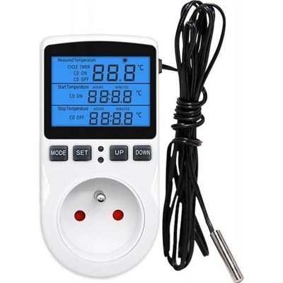 Termostat so zásuvkou 230V Eurokomp
