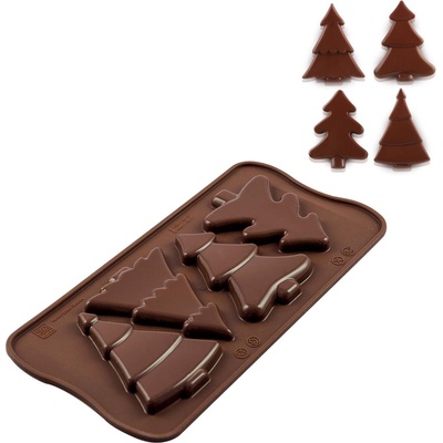 Silikomart Форма за шоколадови бонбони Scg46 Choco Pine силиконова (22.146.77.0065)