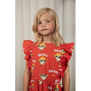 Mini Rodini Детска памучна рокля Hike (2425010142)