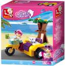 Sluban B0600C Girl`s Dream Motorka se sajdkárou