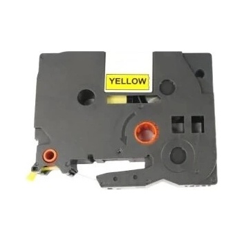 Pro Brother Brother FLE-6511 / FLC-62511, 45 x 21 mm, 72 компютри черен печат / жълт фон, съвместима лента (FLE-6511 / FLC-62511)