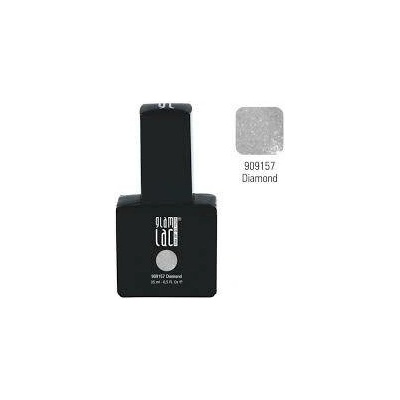 GlamLac Gel lak stříbrný 909157 Diamond 15 ml