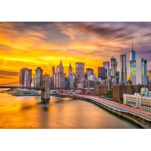 Enjoy - Puzzle New York City Skyline at Dusk - 1 000 piese