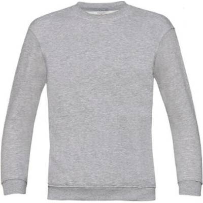 B&C WK680 s dlouhým rukávem Heather Grey