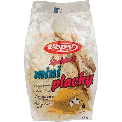 Vepy špaldové celozrnné MINI placky 45 g