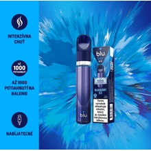 Blu Bar Kit Blueberry Ice 20 mg 1000 poťahov