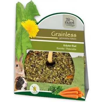 JR FARM Беззърнено билково колело с морков и магданоз. 140гр (16298)