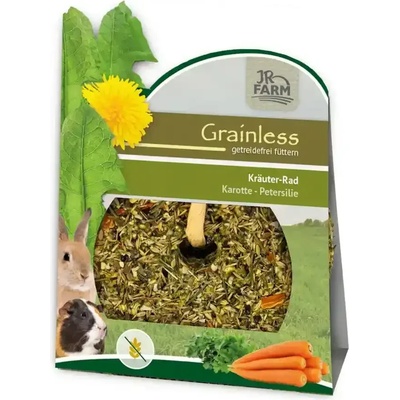 JR FARM Беззърнено билково колело с морков и магданоз. 140гр (16298)