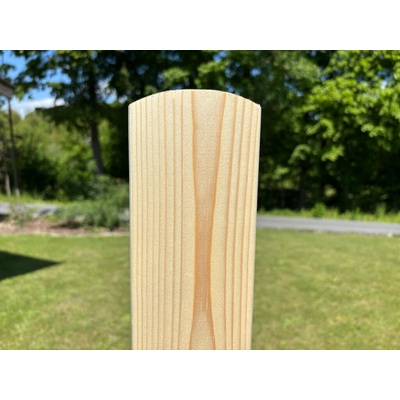 Smrková plotovka 20×95x1000 zakulacená