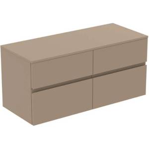 Ideal Standard Finesse - Шкафче за умивалник, 120x51x56 см, 4 чекмеджета, Matt Greige E3437UP (E3437UP)