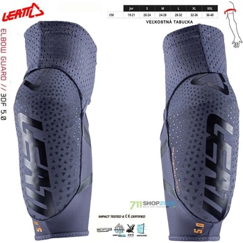 Leatt 3DF 5. Elbow biela/čierna