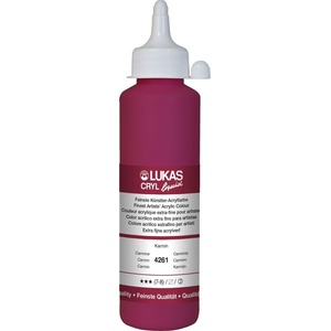 LUKAS Cryl Liquid АКРИЛНА боя Carmine 250 ml 1 бр (42610250)