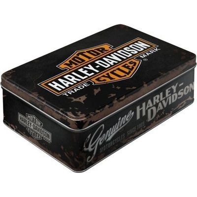 Nostalgic Art Plechová krabička Plechová krabička Harley Davidson, 7 x 23 x 16 cm
