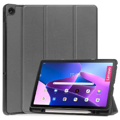 Силиконов калъф за Lenovo Tab M10 Plus 10.6 3rd Gen от Tech-Protect SC PEN - Сив (9589046922732)