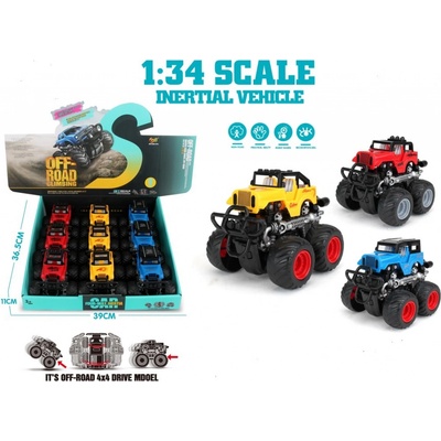 MAC TOYS Jeep off-road Mix Produktů 1:34