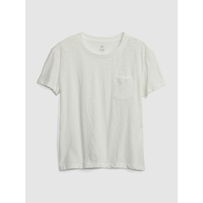 GAP Детска тениска с джобче GAP GAP | Byal | Момичешки | 104/110