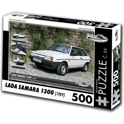 Retro cars - Puzzle Lada Samara 1300 (1989) - 500 piese