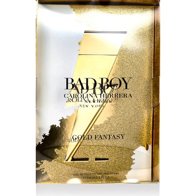 Carolina Herrera Bad Boy Gold Fantasy toaletná voda pánska 100 ml