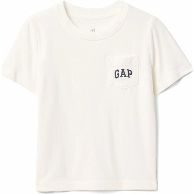 GAP Baby tričko Pocket bílá