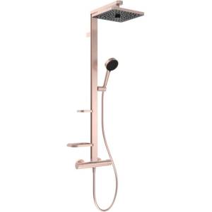 Ideal Standard Ceratherm ALU+ - Душ комплект с термостат, 26x26 см, 2 струи, розетка BE210RO (BE210RO)