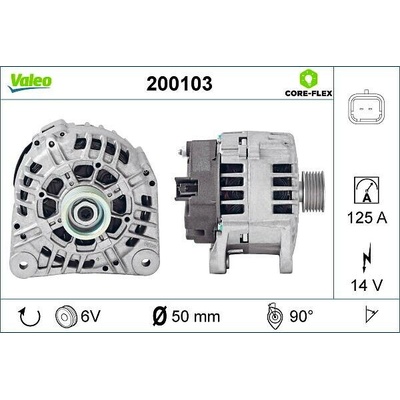 Alternátor VALEO 200103