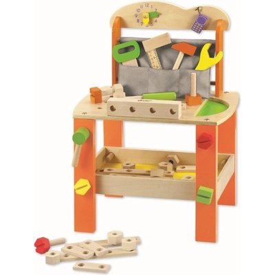 Teddies stůl ponk s nářadím dřevo 38 ks