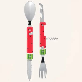 Image 1 of AKINOD Комплект за хранене Akinod Multifunction Cutlery 13H25, Watermelon (A02M00066)