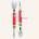 AKINOD Комплект за хранене Akinod Multifunction Cutlery 13H25, Watermelon (A02M00066)