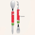 AKINOD Комплект за хранене Akinod Multifunction Cutlery 13H25, Watermelon (A02M00066)