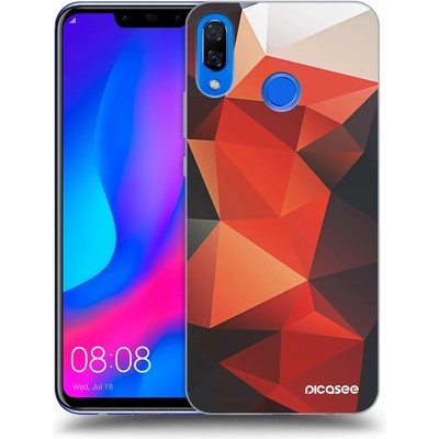 Púzdro Picasee silikónové Huawei Nova 3 - Wallpaper 2 čierne