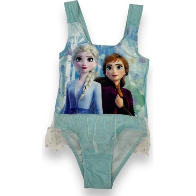 Disney Dievčenské modré plavky Frozen Modrá