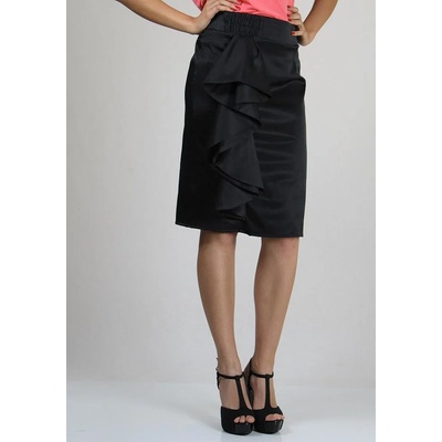 Rumena Черна права пола с ефект на предницата rumena