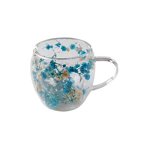 CupHup Стъклена термо чаша CupHup Passion Flower, Двойно дъно, Enigma (02-15)