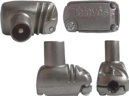 Connecteur Coaxial Pro EasyF Televes – Mâle Coudé Blindé – Diamètre 9.5 Mm – Pour TNT, Installations TV - 3