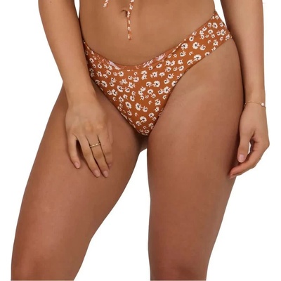 SALTY CREW Falling floral skimpy v bikini bottom - Brown (Sierra)