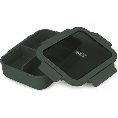 Pro-Tech shop Desiatový box so snímateľnou priehradkou Matte Green 1,32 l 55023
