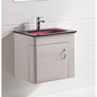 Inter Ceramic Конзолен PVC шкаф ICP 5560P с умивалник, 61x46x55см (5560P)