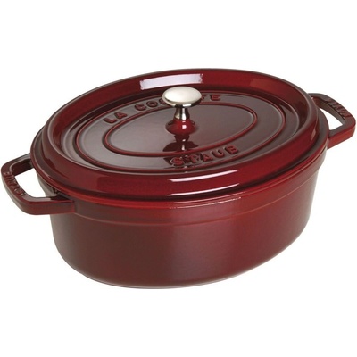 Staub Cocotte hrnec oválný 29 cm 4,2 l vínový