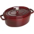 Staub Cocotte hrnec oválný 29 cm 4,2 l vínový