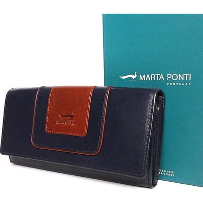 Marta ponti kožená peněženka no B530 modrá