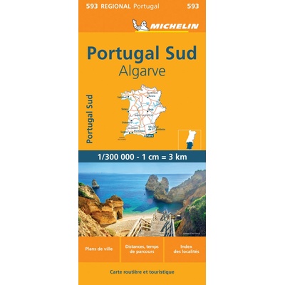 Michelin vydavatelství mapa Portugal south 1:300 t.