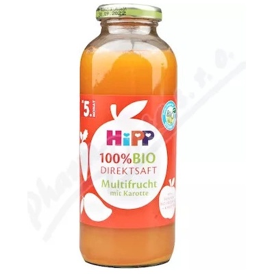 Hipp Štava ovocná s mrkvou 100% Bio 330ml