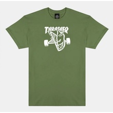 Thrasher x Spitfire Thrash & Burn military green