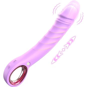 SuperLove Thrusting G-Spot Vibrator Purple
