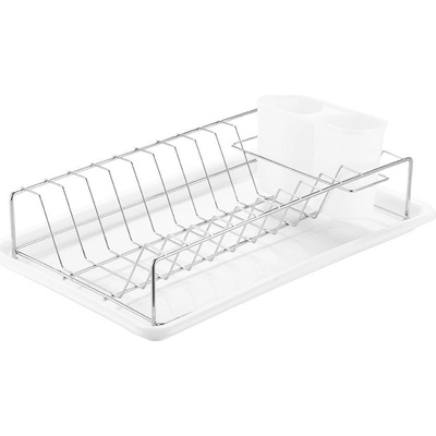 Kuchinox Prato sušák na nádobí 38x25x10 cm bílá-chrom EKC605A