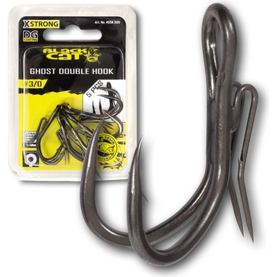 Black Cat Ghost Double Hook DG coating vel.4 5g 5 ks