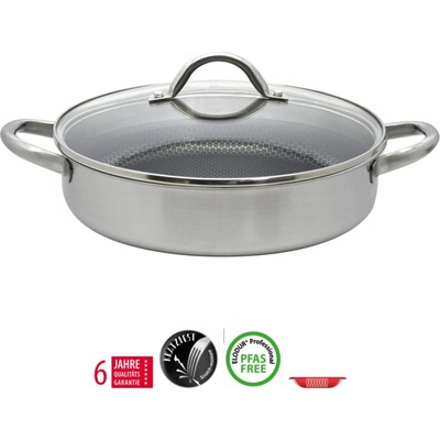 ELO Relief Evolution Servírovací pánev s poklicí 28 cm PREMIUM 35428